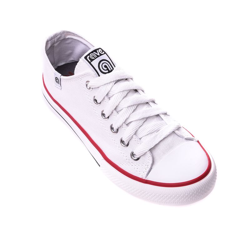 Zapatillas Lona Rave 1000 Blancas