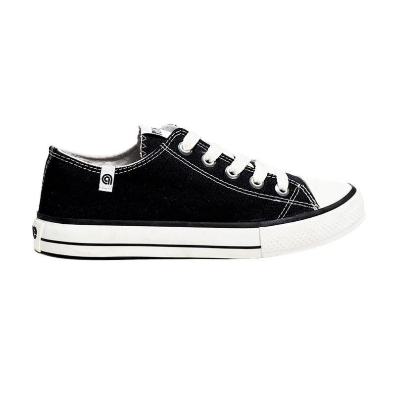 Zapatillas lona negras hombre new arrivals