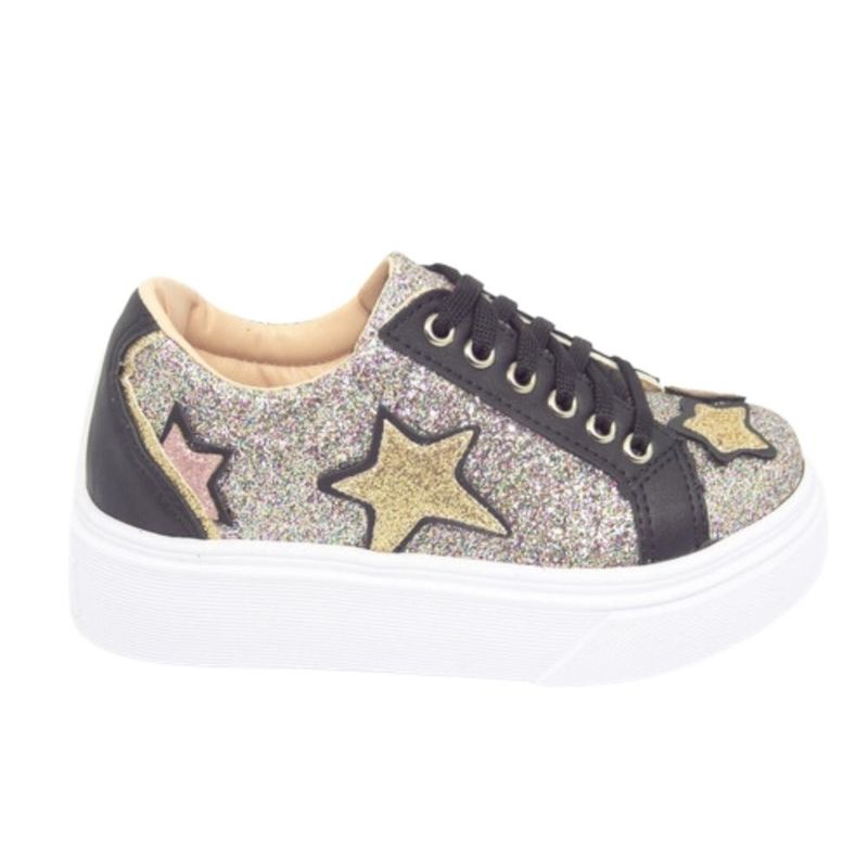 Zapatillas con glitter nena hot sale