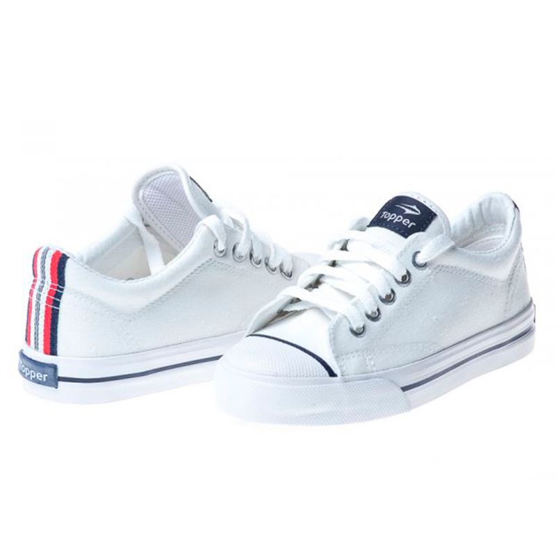 Zapatillas topper best sale lona blanca