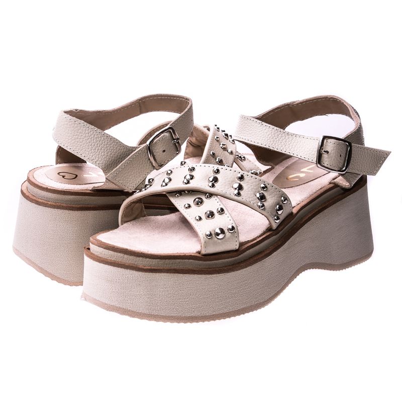 Sandalias Lara Casa Mujer Beige