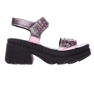 Sandalias Savage Mujer Piave Rosa Con Tachas