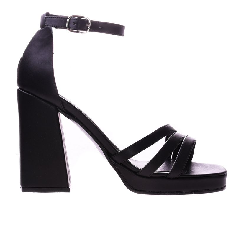 Sandalias negras mujer discount plataforma