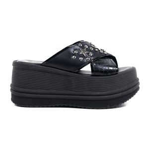 Zuecos Savage Mujer Lola 707 Negros