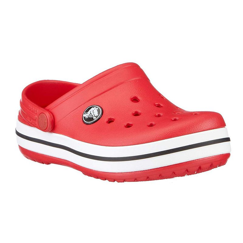 Zuecos Ni os Crocs Crocband Rojos