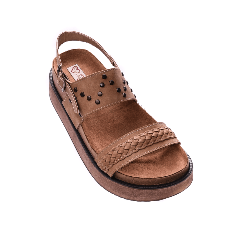 Sandalias fashion color marron