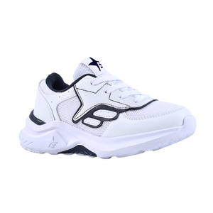 Zapatillas Footy Unisex Blancas Colegial Deportiva