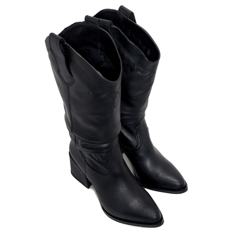 Botas texanas best sale mujer caña alta