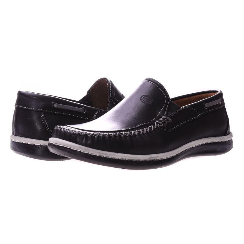 Zapato mocasin best sale negro hombre