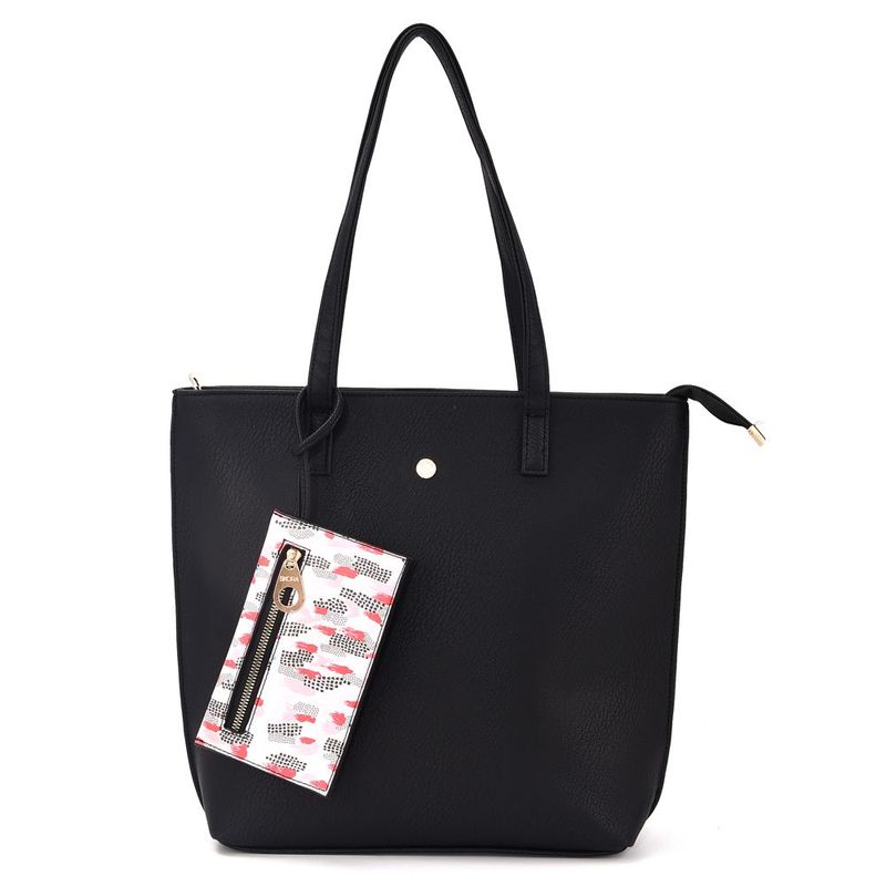 GV Leather Design - Mini Tote Bag negra ✨ ¿A quién más le gustan las  carteras negras? Las carteras negras siempre nos puede sacar de un apuro,  la podemos ocupar todos los