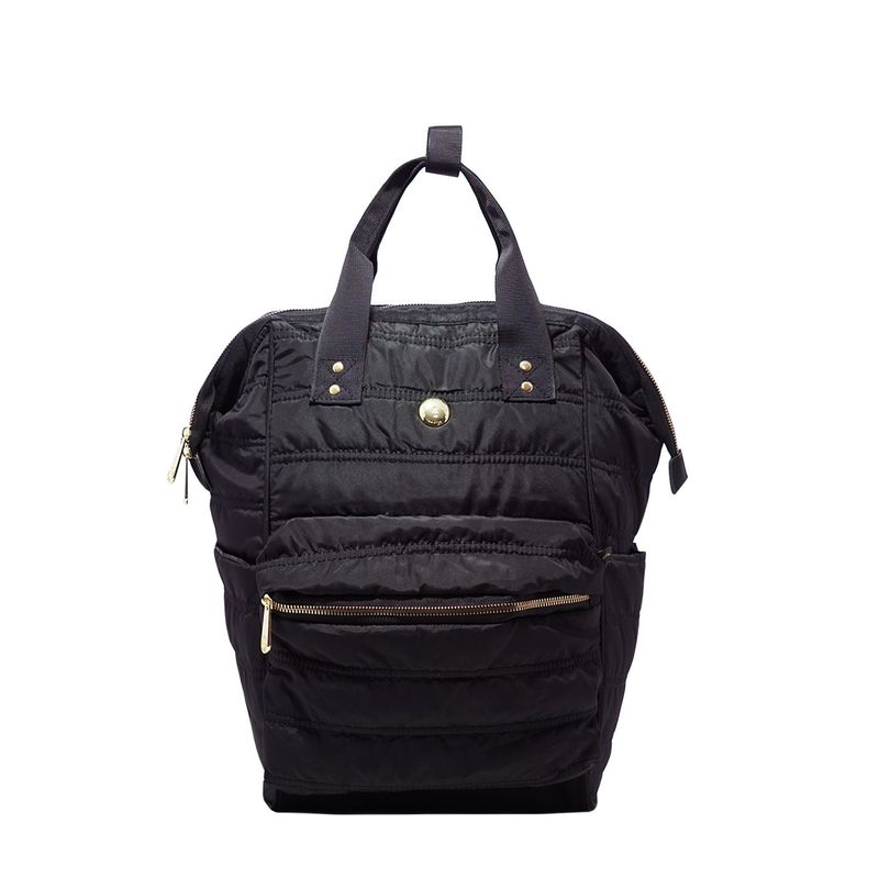 Mochila Negra Mujer Nylon