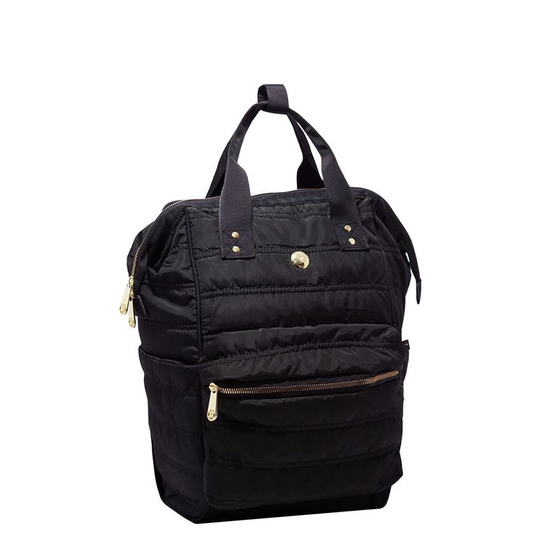 Mochila cuero negra discount mujer