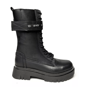 Borcegos Mujer Savage RK-331 Negros Caña Alta