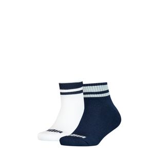 Medias Puma Niños Clyde Cortas Pack x2 Azul Blanco