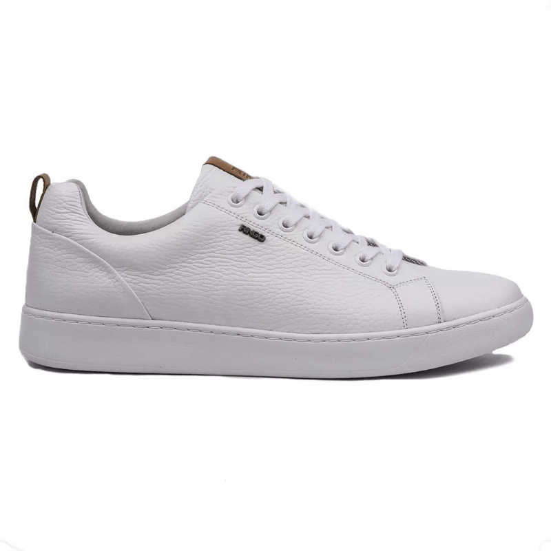 Zapatillas de cuero online blanco hombre