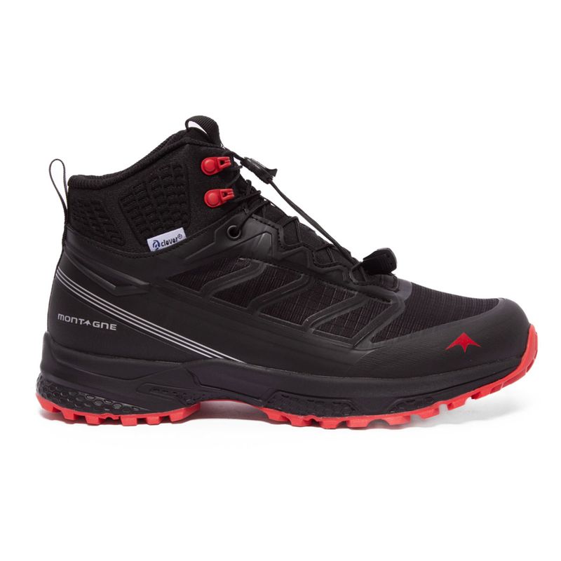 Botas Montagne Hombre Ultra 3.0 Mid Negras Trekking