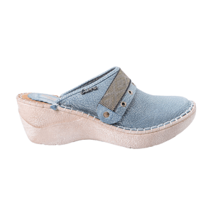 Zuecos Mujer Claris Taco Alto