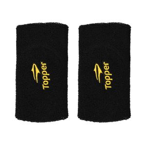 Muñequera Topper Pack X2 Largas Negra
