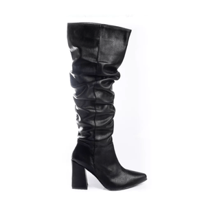 Botas Mujer Lady Comfort Caña Alta Arrugada