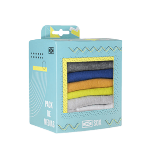 Soquetes Sox Niños Pack x7 Multicolores