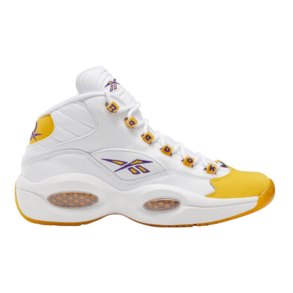 Zapatillas Reebok Hombre Question Mid Blancas Basquet
