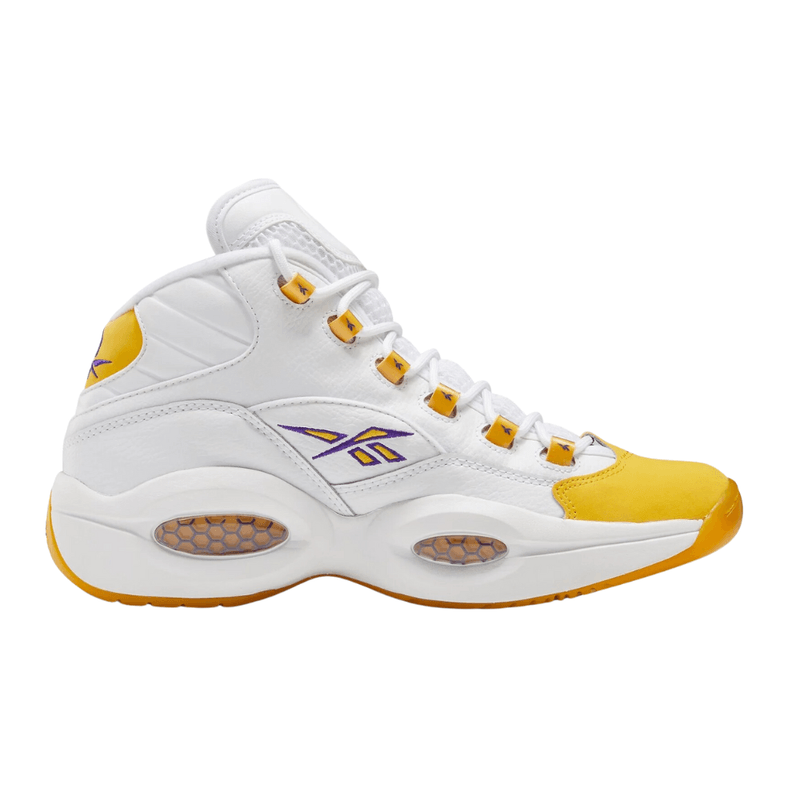 Zapatillas Reebok Hombre Question Mid Blancas Basquet