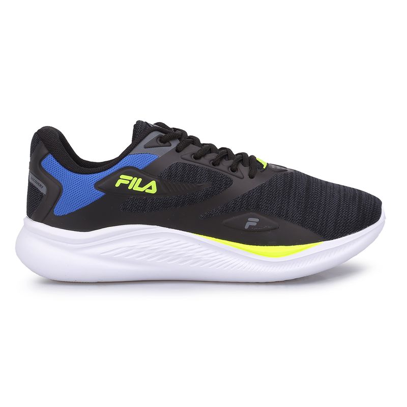 Zapatillas fila negra online hombre