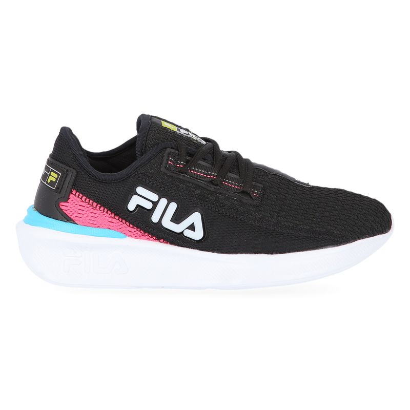 Zapatillas negras cheap fila mujer