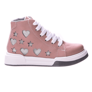 Zapatillas Botitas Cocoa Niña Corazones
