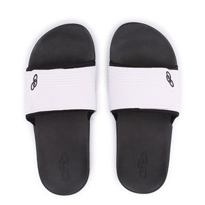 Chinelas Slide Olympikus Hombre Aruba Blancas