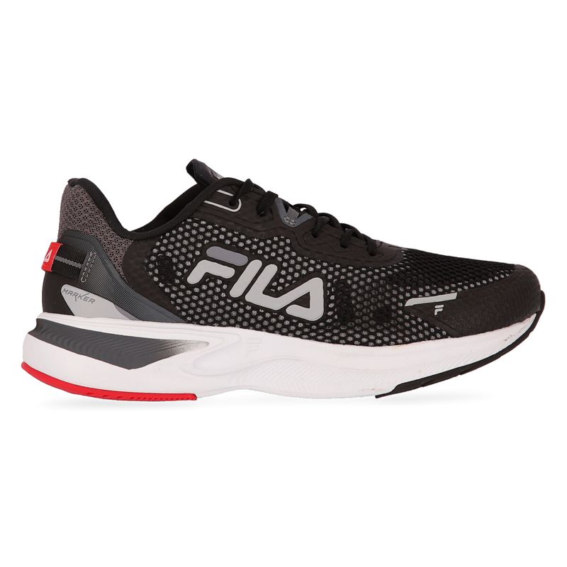 Zapatillas Fila Hombre Recovery Negras Running