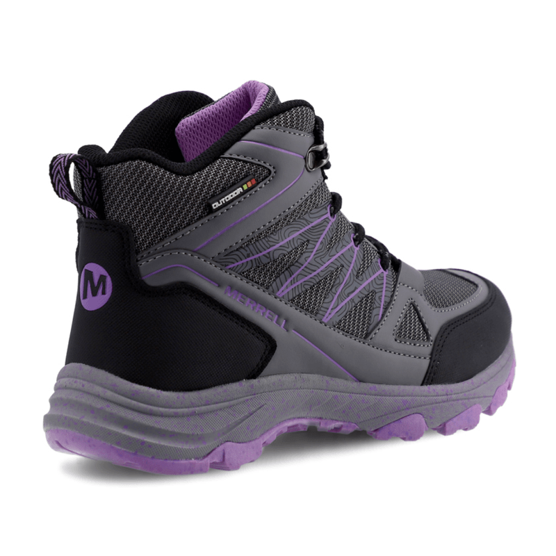 Zapatillas Botitas Merrell Mujer Agor Grises Outdoor