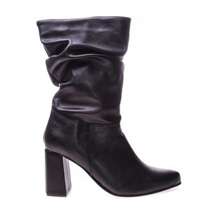Botas Mujer Lorena Ba Arrugadas Negras