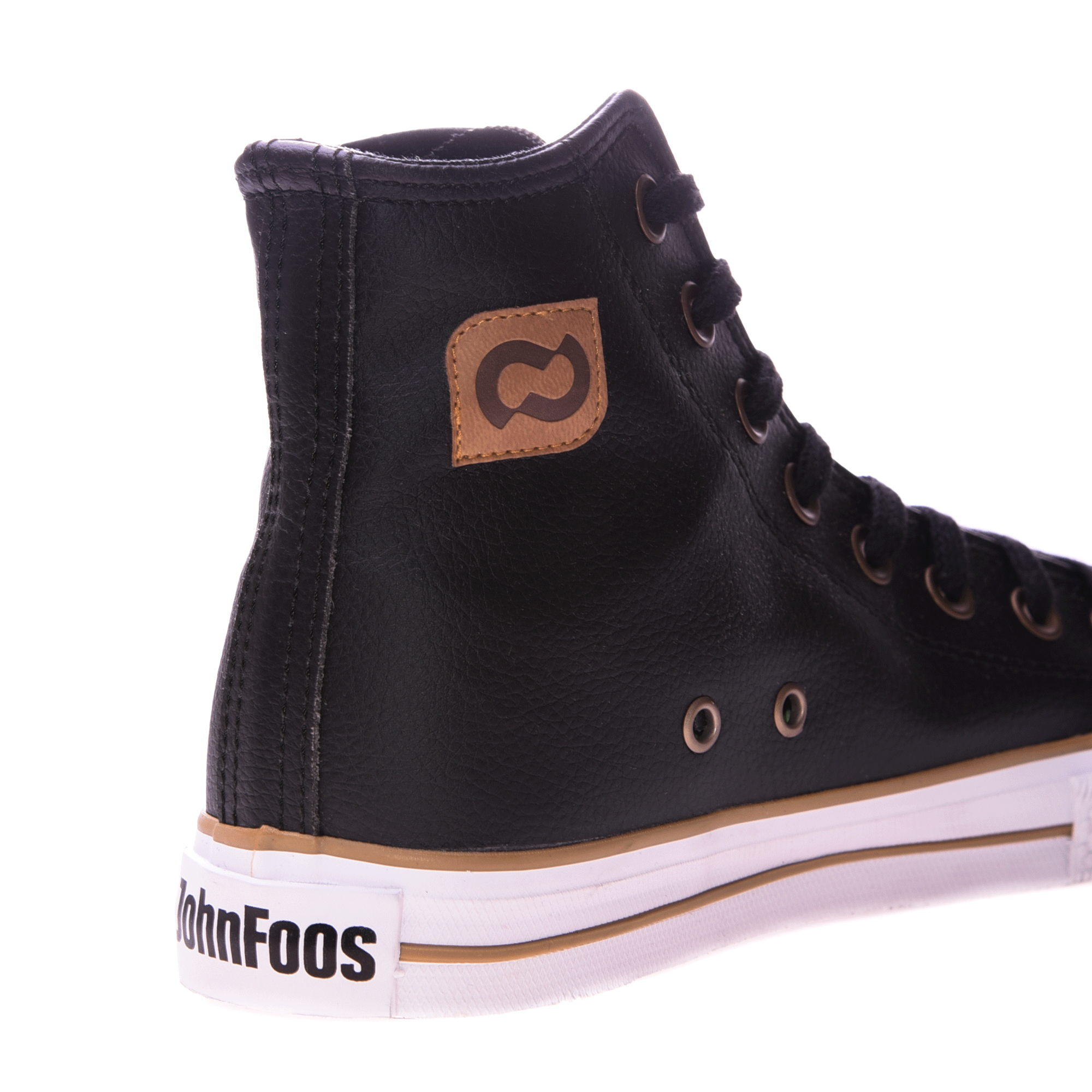 Zapatillas John Foos Unisex 184 All Night Black Negras Botitas