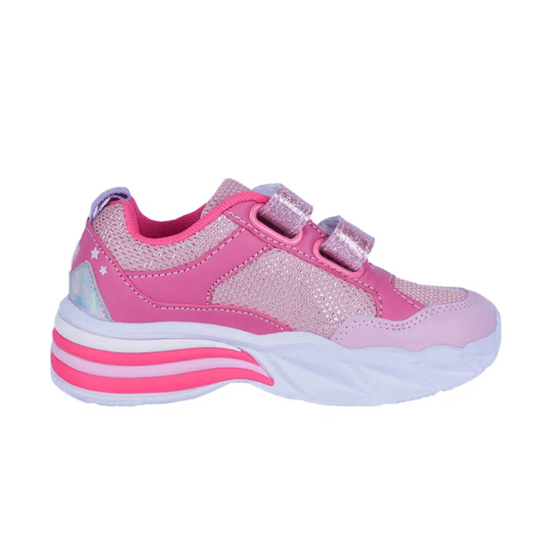 Zapatillas Footy Nena Wow Unicornio Con Velcro Y Luz