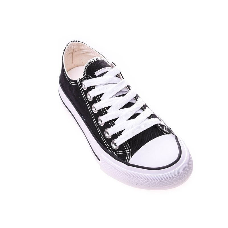 Zapatillas negras con blanco discount