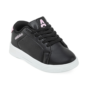Zapatillas Addnice Niñas Estocolmo Negras Con Rosa