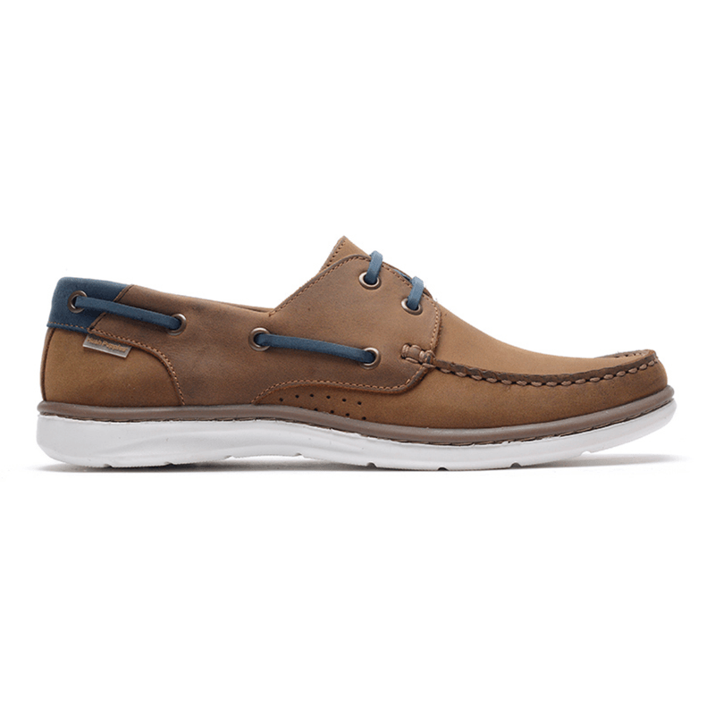 Zapatos Nauticos Hombre Hush Puppies Trip 2.0 Marrones