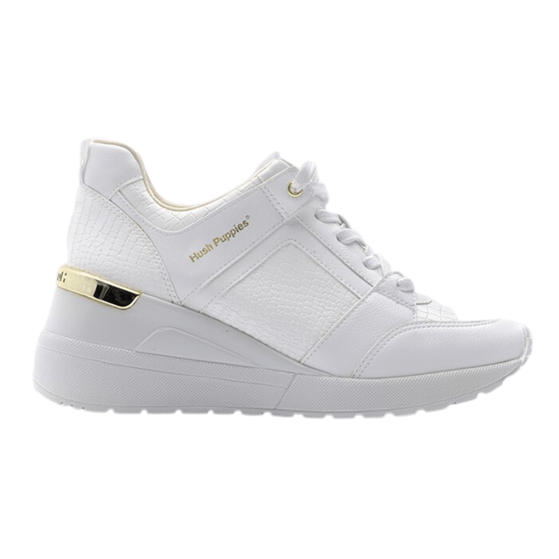 Zapatillas Hush Puppies Mujer Ozuna Blancas