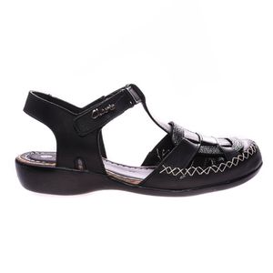 Guarchas Claris Mujer Shirley Talon Descubierto Con Pulsera Velcro