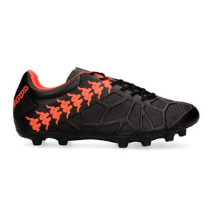 Botines Kappa Invictus Futbol Fg Negro Con Coral
