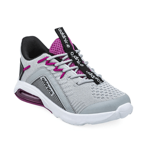Zapatilla Addnice Niños Ottawa Gris Con Fucsia