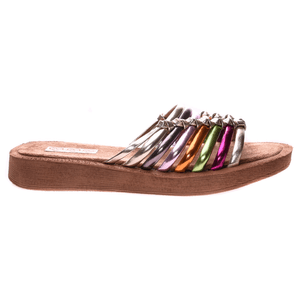 Zuecos Tres Corazones Mujer Multi Fajas