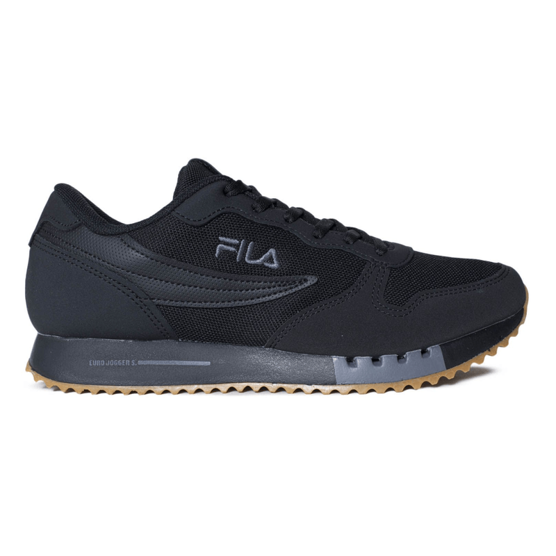 Zapatillas fila en negro hot sale