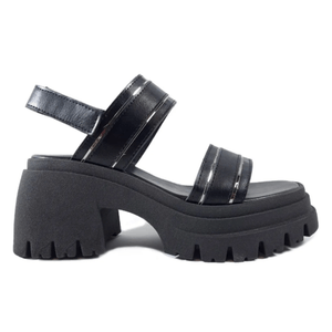 Sandalias Savage Mujer Praga Con Plataforma Negras