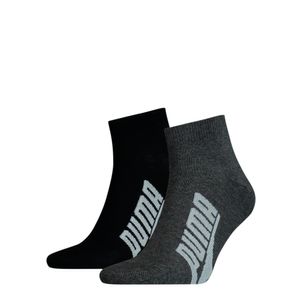 Medias Puma Hombre Lifestyle Cortas Pack x2 Negro Gris