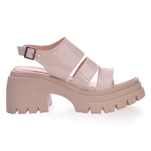 Sandalias Ozara Mujer Con Plataforma Natural