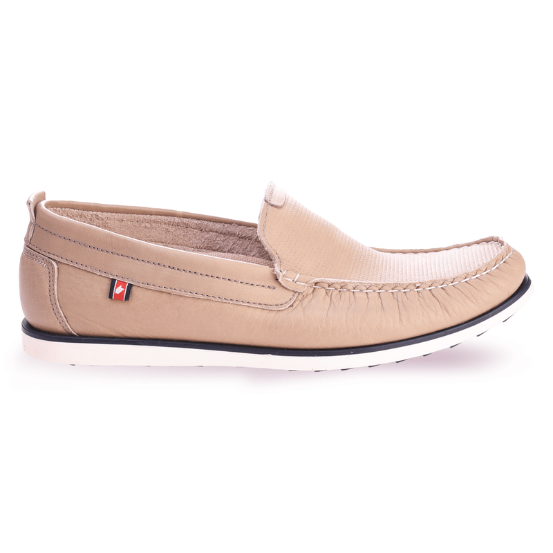 Mocasines discount hombre beige