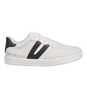 Zapatillas South 1 Mujer Amon Blanca Con Negro