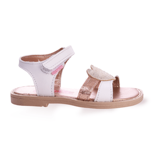 Sandalias Titanitos Niñas SN30 Blancas Con Abrojo